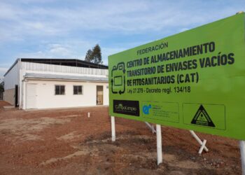 Recuperación de envases de fitosanitarios: Entre Ríos abrió su primer CAT en la localidad de Federación