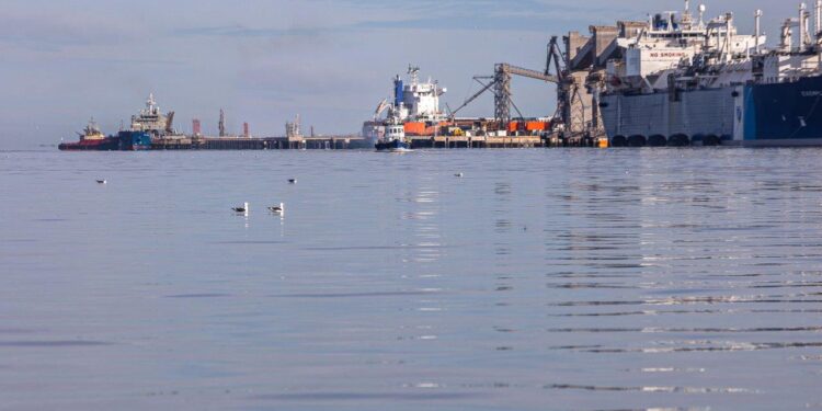 Récord de exportación de maíz en los puertos bonaerenses por el agravamiento de la bajante del río Paraná