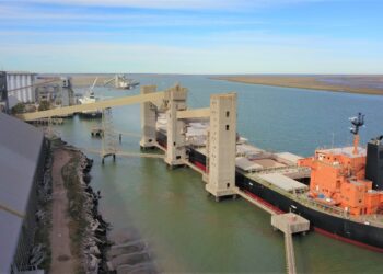 Récord histórico de embarques en el Puerto de Bahía Blanca gracias a la bajante del río Paraná