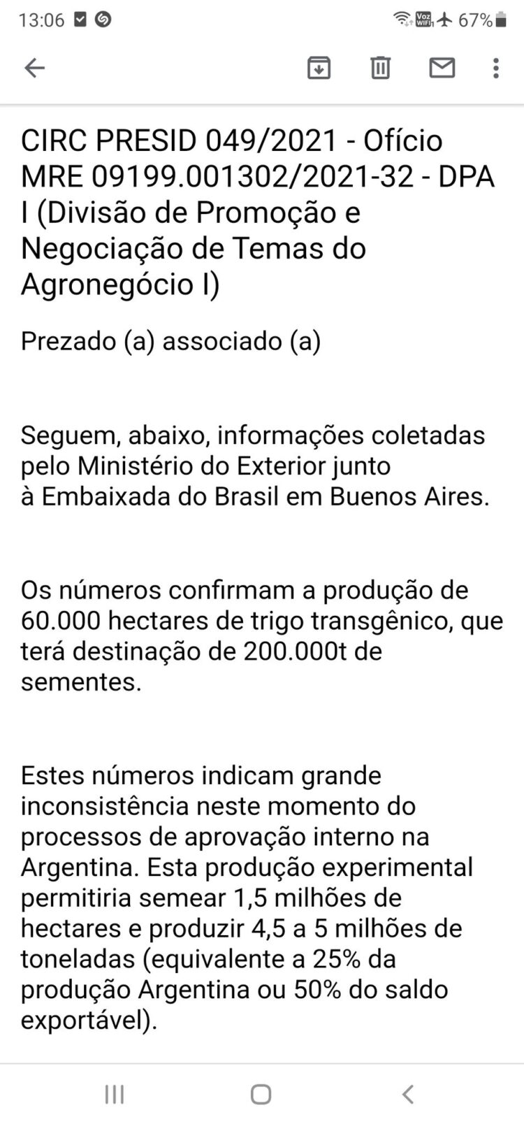 ¿Nace el “trigo Messi”? Los molinos brasileños advierten sobre la posibilidad de que el Trigo HB4 ingrese ilegalmente a su país