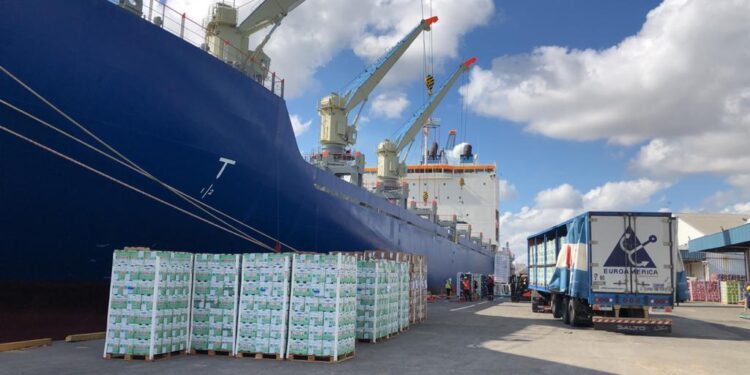 El Ministerio de Agricultura certificó un papelón histórico: Para mostrar que hay gestión, informó como actual un embarque récord de frutas realizado un mes atrás