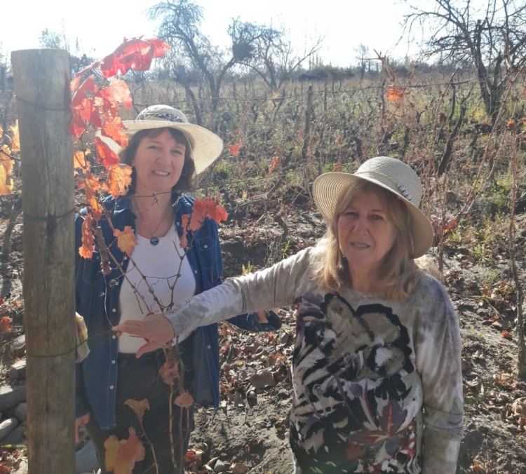 Mujeres Rurales al frente: Carina y Alicia integran “Mujeres de la Viña” y lanzaron “Apasionadas”, su propia línea de vinos artesanales