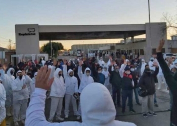 Tensión y una semana sin faena en el frigorífico Rioplatense por el avance de los delegados de izquierda