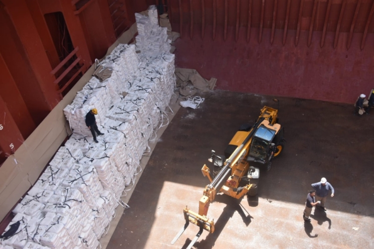 Luego de quince años sin negocios, salieron 10 mil toneladas de harina de trigo hacia Cuba