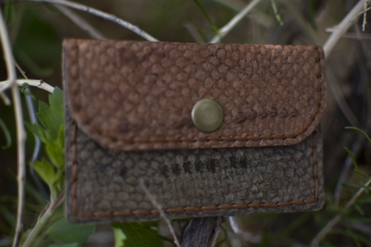 Con el desperdicio de la pescadería de su pueblo, Alicia hace maravillas reutilizando las pieles de pescado