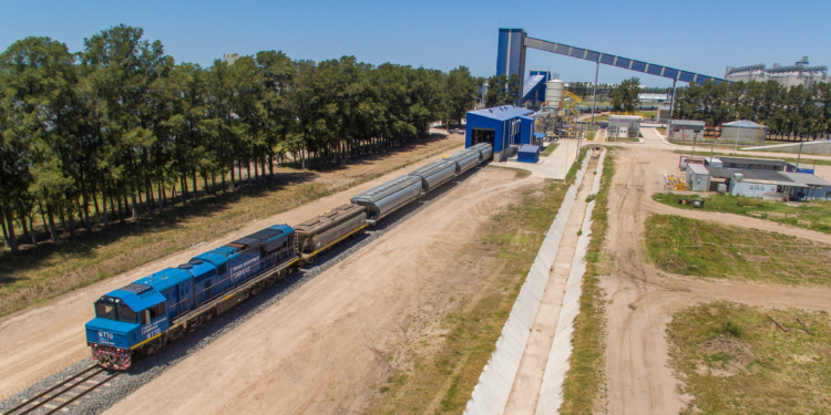 Las terminales de ACA y Cofco en Timbúes ya tienen habilitada una conexión ferroviaria con el Belgrano Cargas