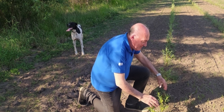 Vicente Dell’Arciprete pone garra y corazón para sostener la Estación Forestal 25 de Mayo del INTA, que tiene un gran banco de especies y distribuye plantines hacia todo el país