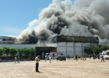 Volver a empezar: Tras el incendio, Franco Santángelo confía que en pocas semanas podrán volver a operar el frigorífico Soychú