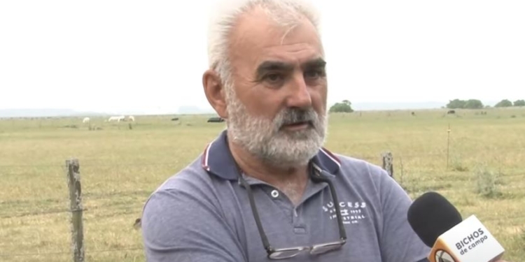 Enrique Landa aplica el pastoreo racional desde hace décadas y lo mide a la criolla: “Si al dar vuelta una bosta está seca, no hay sistema. Si está llena de escarabajos y lombrices, es que comenzó a funcionar”