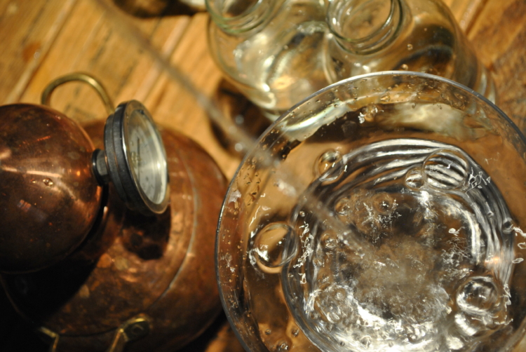 Alquimia de sabores y aromas: El agrónomo Juan Lus aplicó sus conocimientos en la mezcla de semillas forrajeras para montar una destilería única