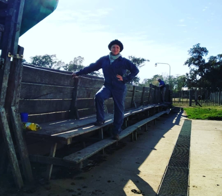 La veterinaria Lorena Caruso hace ecografías de vacunos y ovinos: “Hemos pasado a ser una parte importante en la tarea de mejoramiento animal”, se alegra